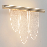 Бра с тремя элементами в форме лепестков и металлическим основанием DALI Tonin Casa варинант исполнения - 1 | Loft Concept в Красноярске