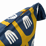 Чехол на подушку с двусторонним принтом и кисточками Ophelia Grove варинант исполнения - 3 | Loft Concept в Красноярске