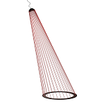 Подвесной светильник из металла Rays of Light варинант исполнения - 1 | Loft Concept в Красноярске