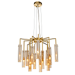 Люстра со стеклянными цилиндрическими плафонами Luminous Cylinders Amber варинант исполнения - 2 | Loft Concept в Красноярске