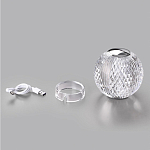 Настольная лампа с прозрачным шарообразным плафоном на цилиндрической подставке Crystal Globule варинант исполнения - 7 | Loft Concept в Красноярске