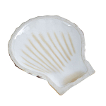 Фигурка из фарфора в виде ракушки морского гребешка Marine Tridacna варинант исполнения - 2 | Loft Concept в Красноярске