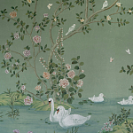 Обои ручная роспись Harpsden blue варинант исполнения - 1 | Loft Concept в Красноярске