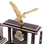 Настольный письменный набор из природного камня обсидиана с декором в виде орла Golden Eagle варинант исполнения - 2 | Loft Concept в Красноярске