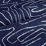 Мебельная ткань Букле синий цвет 140 см T3-8 варинант исполнения - 1 | Loft Concept в Красноярске