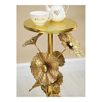 Столик приставной из металла с основанием в виде цветочной композиции Flower Arrangement Table варинант исполнения - 6 | Loft Concept в Красноярске