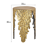 Столик дизайнерский Copper streaks варинант исполнения - 5 | Loft Concept в Красноярске