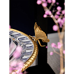 Чаша из прозрачного стекла с бронзовым ободком и фигурками бабочек Eden Garden варинант исполнения - 4 | Loft Concept в Красноярске