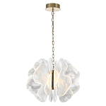 Люстра с крупными рельефным декором в виде лепестков 60 см Ethereal Bloom варинант исполнения - 3 | Loft Concept в Красноярске