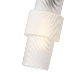 Подвесной светильник со стеклянным рифленым плафоном цилиндрической формы Eliara 13 варинант исполнения - 8 | Loft Concept в Красноярске