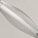 Люстра круглая каскадня с 5-ю плафонами из металлической сетки Mesh Lampshade Lighting варинант исполнения - 7 | Loft Concept в Красноярске