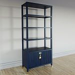 Стеллаж со стеклянными полками Elsa Dreams Blue варинант исполнения - 1 | Loft Concept в Красноярске