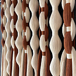 Дизайнерский Декор на стену с кисточками из хлопковых нитей wall panel Thread brushes варинант исполнения - 2 | Loft Concept в Красноярске