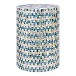 Столик с инкрустацией с перламутровым узором Rona варинант исполнения - 1 | Loft Concept в Красноярске