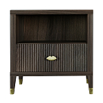 Прикроватная тумбочка с полкой Elsa Dreams Walnut  варинант исполнения - 6 | Loft Concept в Красноярске