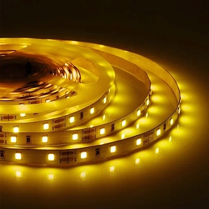 Светодиодная лента 4,8W/m 60LED/m 2835SMD желтый 5M