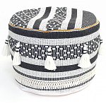Пуф  Black and White Ornament варинант исполнения - 1 | Loft Concept в Красноярске