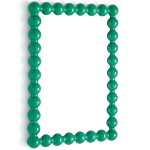 Настенное зеркало в зеленой раме Nya Green Mirror варинант исполнения - 2 | Loft Concept в Красноярске