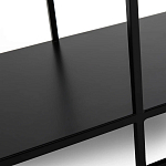 Ступенчатый стеллаж Menzie Steps Metal Rack Black варинант исполнения - 4 | Loft Concept в Красноярске