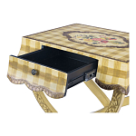 Приставной столик с ящиком в стиле ретро Vintage Rustic Tablecloth варинант исполнения - 3 | Loft Concept в Красноярске