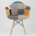 Стул с обивкой в стиле Patchwork варинант исполнения - 2 | Loft Concept в Красноярске