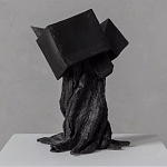 Скульптура «Окаменелый рост», Черный объект варинант исполнения - 1 | Loft Concept в Красноярске