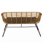 Кушетка плетеная из ротанга Wicker Сouch варинант исполнения - 2 | Loft Concept в Красноярске