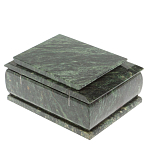 Шкатулка с зеркалом из натурального камня змеевик Stone Casket варинант исполнения - 5 | Loft Concept в Красноярске