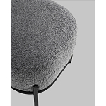 Пуф Стоун букле Fluffy темно-серый варинант исполнения - 3 | Loft Concept в Красноярске