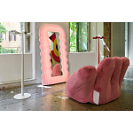 Дизайнерское плюшевое розовое кресло в форме руки Poltronova Joe Plush Taffy Pink Armchair варинант исполнения - 5 | Loft Concept в Красноярске