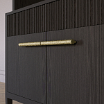 Стеллаж Primo с ящиками Темный орех варинант исполнения - 5 | Loft Concept в Красноярске