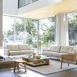 Кресло с каркасом из массива дуба Gallin Chair Boucle варинант исполнения - 8 | Loft Concept в Красноярске