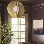 Подвесной светильник в форме золотых дисков Minimalist Lighting Fixture варинант исполнения - 3 | Loft Concept в Красноярске