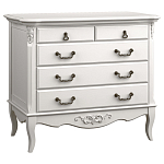 Комод белый из массива бука в стиле прованс White Provence варинант исполнения - 3 | Loft Concept в Красноярске