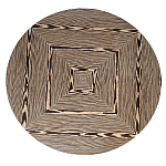 Столик журнальный круглый с полосатым узором Zebroids варинант исполнения - 7 | Loft Concept в Красноярске