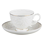 Чайный сервиз белого цвета из фарфора на 6 персон 15 предметов Floral Charm варинант исполнения - 1 | Loft Concept в Красноярске