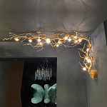 Потолочный светильник с настенным креплением в виде дерева Escape of Light варинант исполнения - 1 | Loft Concept в Красноярске