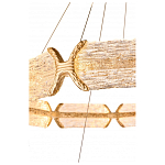 Люстра с 2-мя кольцами с текстурным природным рисунком IceFlame варинант исполнения - 4 | Loft Concept в Красноярске