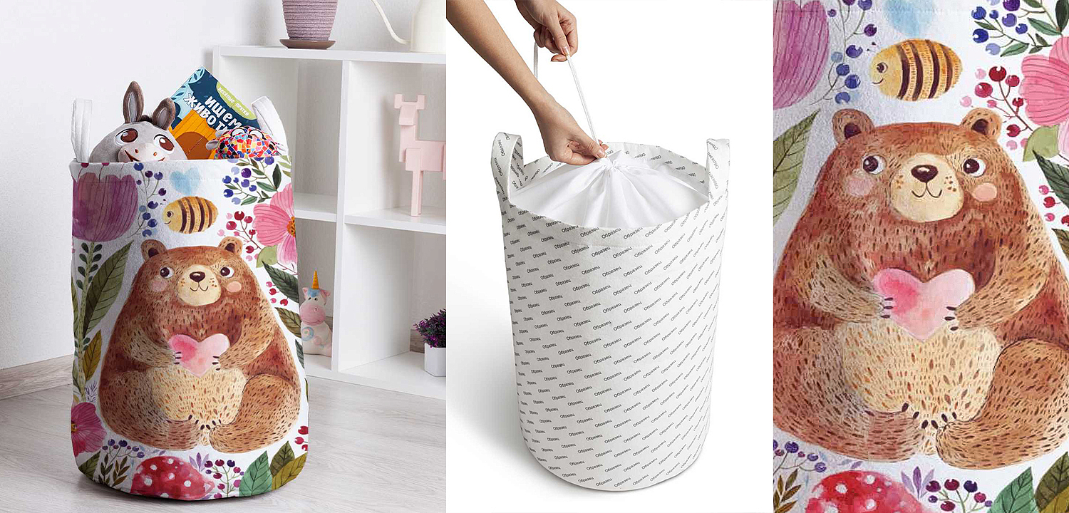 Корзина Love Bear Basket Корзина Love Bear Basket - Loft-Concept в Красноярске