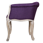 Кресло низкое в стиле прованс Louis French Armchair purple flax варинант исполнения - 2 | Loft Concept в Красноярске