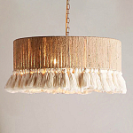 Люстра круглая плетеная с кисточками Solar Glow варинант исполнения - 9 | Loft Concept в Красноярске