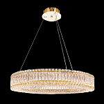 Люстра подвесная круглая из прозрачного хрусталя с золотым корпусом Selfsufficient варинант исполнения - 9 | Loft Concept в Красноярске