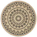 Ковер круглый из комбинированного состава Fantasy варинант исполнения - 1 | Loft Concept в Красноярске