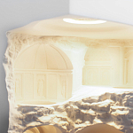 Встраиваемый в стену гипсовый светильник под покраску в античном стиле Antiquity Athena варинант исполнения - 11 | Loft Concept в Красноярске