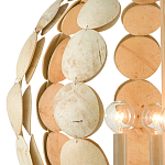 Люстра в форме шара с декором из круглых декоративных элементов Texture Discs варинант исполнения - 1 | Loft Concept в Красноярске