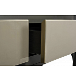 Консоль тёмно-коричневого цвета с 2-мя ящиками Gladstone варинант исполнения - 4 | Loft Concept в Красноярске