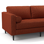 Мебельная ткань Шенилл терракотовый цвет 138 см T4-44 варинант исполнения - 1 | Loft Concept в Красноярске