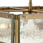 Потолочный светильник квадратный из толстого литого стекла Cast Glass варинант исполнения - 2 | Loft Concept в Красноярске