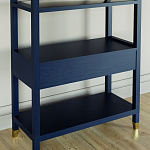 Стеллаж Elsa Dreams Blue со стеклянными полками и ящиком варинант исполнения - 6 | Loft Concept в Красноярске