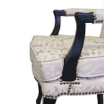 Кресло c растительным орнаментом Aubrey Classical Armchair beige jacquard варинант исполнения - 4 | Loft Concept в Красноярске